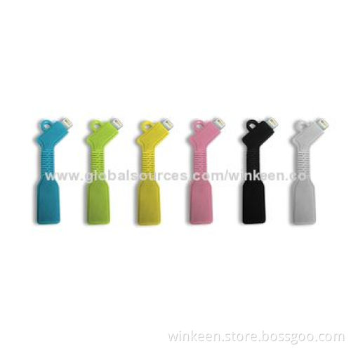 Flexible USB cable for Android smart phones, Apple iPhone with OEM color or length